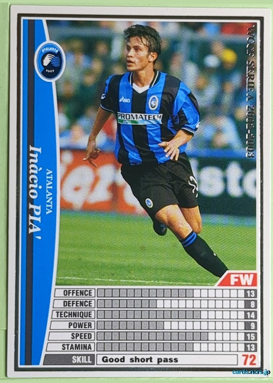 Panini WCCF Football WCCF/2002-2003-015/288 N Inacio Pia Trading Card NM