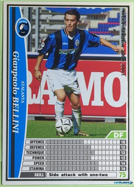 Panini WCCF Football WCCF/2002-2003-002/288EN N Gianpaolo Bellini Trading Card NM