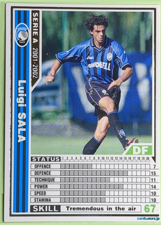 Panini WCCF Football WCCF/2001-2002-006/288 N Luigi Sala Trading Card NM