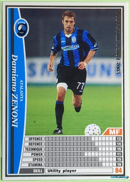 Panini WCCF Football WCCF/2002-2003-013/288 N Damiano Zenoni Trading Card NM