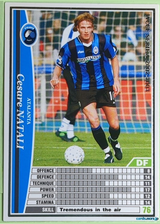 Panini WCCF Football WCCF/2002-2003-005/288 N Cesare Natali Trading Card NM