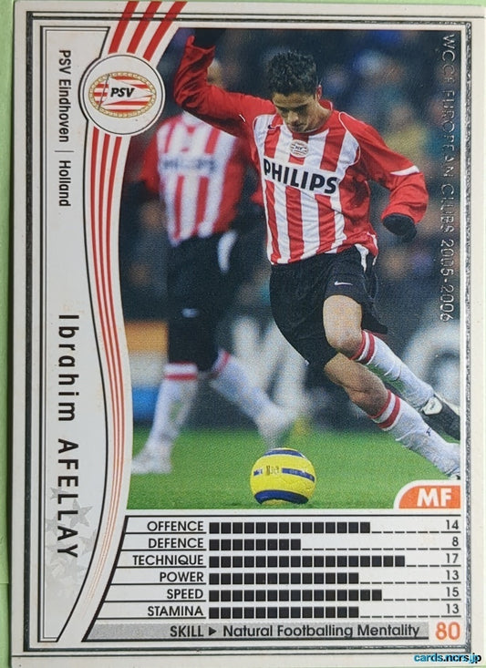 Panini WCCF Football WCCF/2005-2006-183/336 N Ibrahim Afellay Trading Card NM