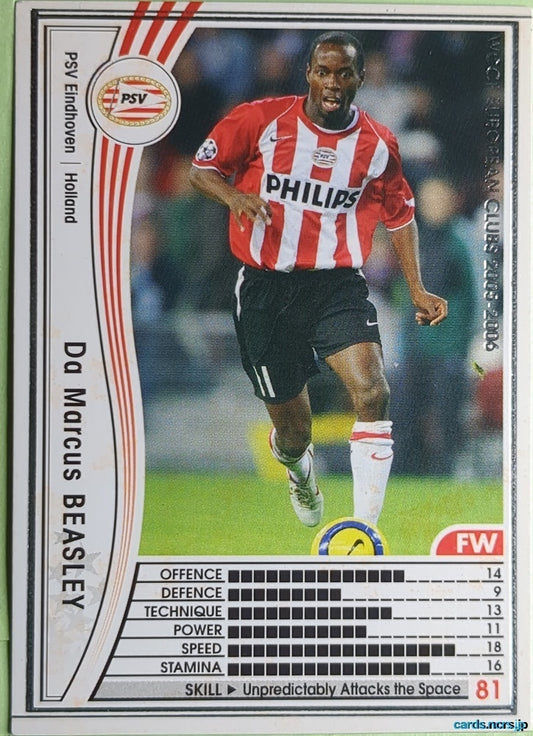 Panini WCCF Football WCCF/2005-2006-188/336 N DaMarcus Beasley Trading Card NM