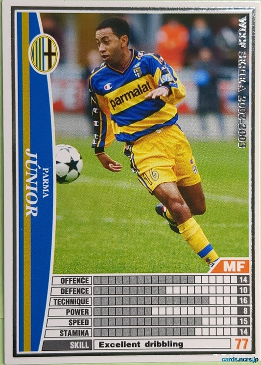 Panini WCCF Football WCCF/2002-2003-181/288 N Júnior Trading Card NM