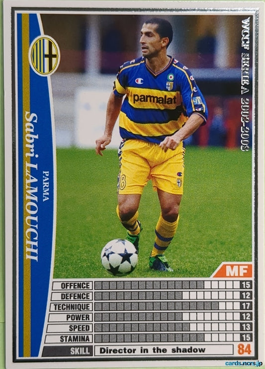 Panini WCCF Football WCCF/2002-2003-186/288 N Sabri Lamouchi Trading Card NM