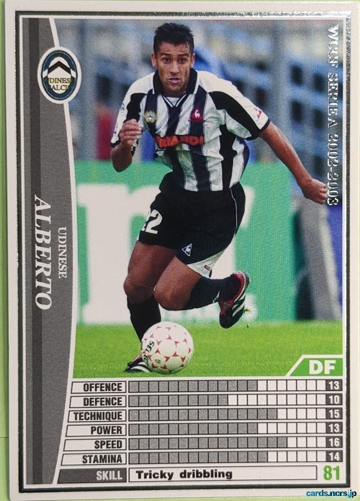 Panini WCCF Football WCCF/2002-2003-274/288 N Alberto MORENO Trading Card NM