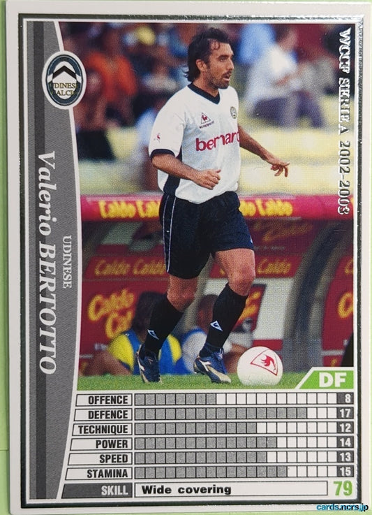Panini WCCF Football WCCF/2002-2003-275/288 N Valerio Bertotto Trading Card NM