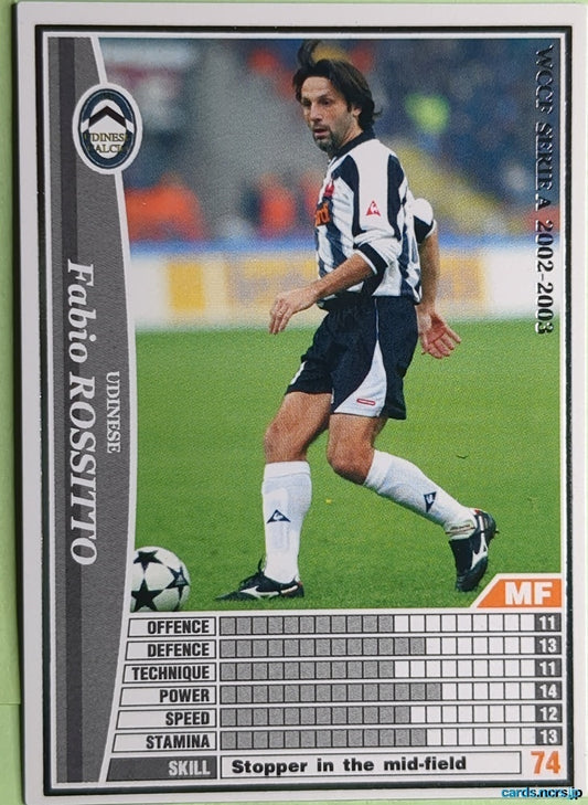 Panini WCCF Football WCCF/2002-2003-285/288 N Fabio Rossitto Trading Card NM
