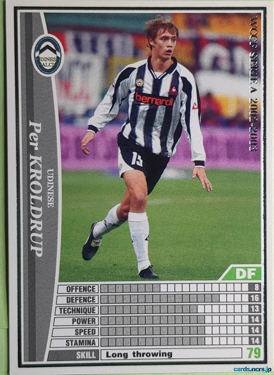 Panini WCCF Football WCCF/2002-2003-277/288EN N Per Krøldrup Trading Card NM