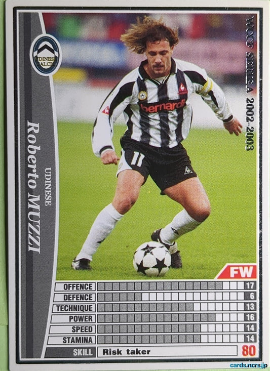 Panini WCCF Football WCCF/2002-2003-288/288EN N Roberto Muzzi Trading Card NM