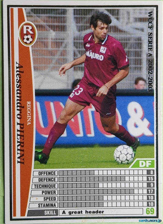 Panini WCCF Football WCCF/2002-2003-230/288 N Alessandro Pierini Trading Card NM