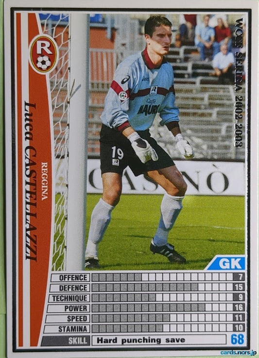 Panini WCCF Football WCCF/2002-2003-225/288EN N Luca Castellazzi Trading Card NM