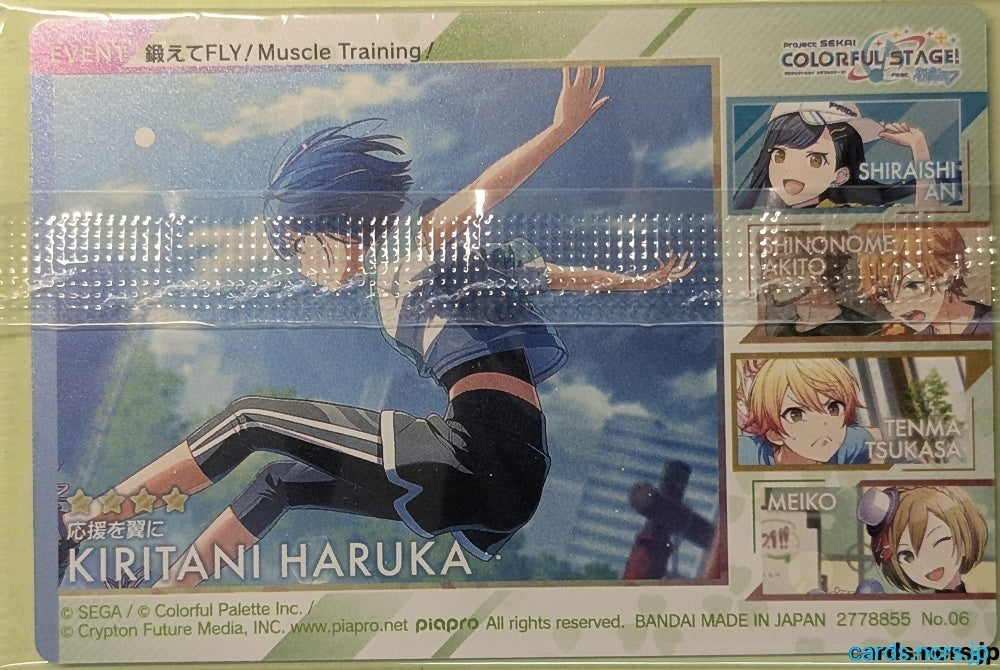 Project Sekai Wafer Vol.10 Project Sekai Colorful Stage feat. Miku Hatsune PJW10/NO.06 4 Star Kiritani Haruka Trading Card NM