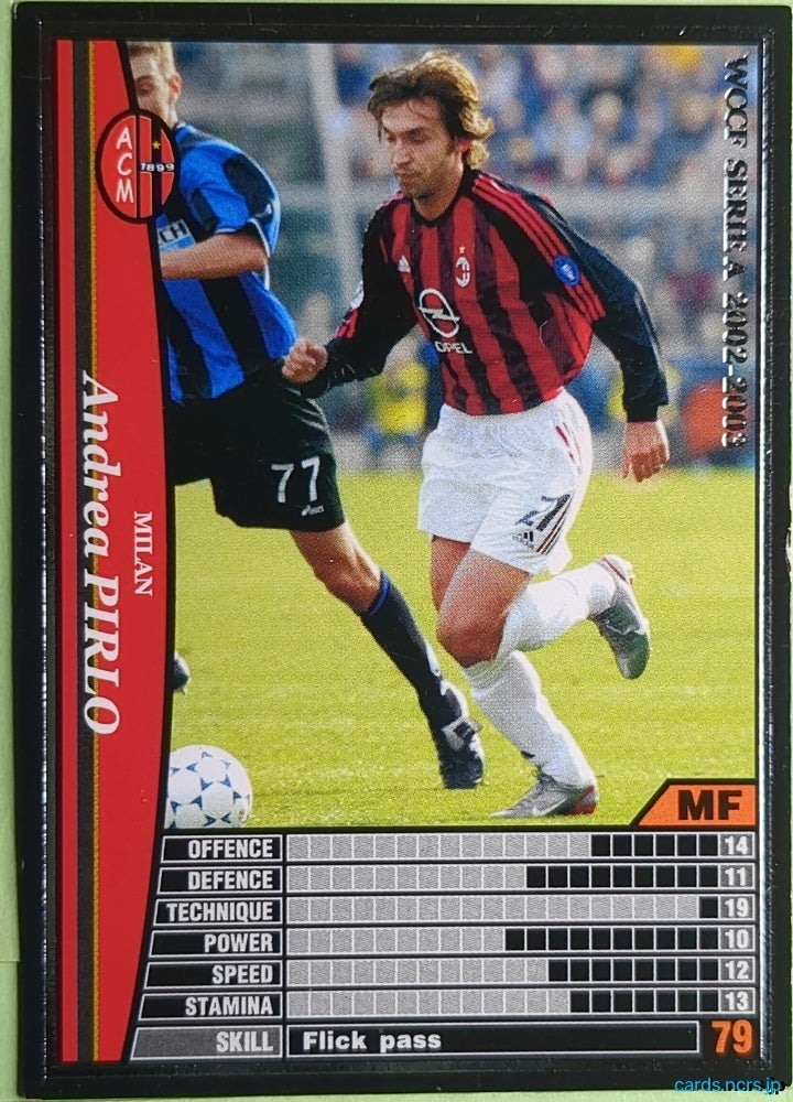 Panini WCCF Football WCCF/2002-2003-152/288 N Andrea PIRLO Trading Card NM