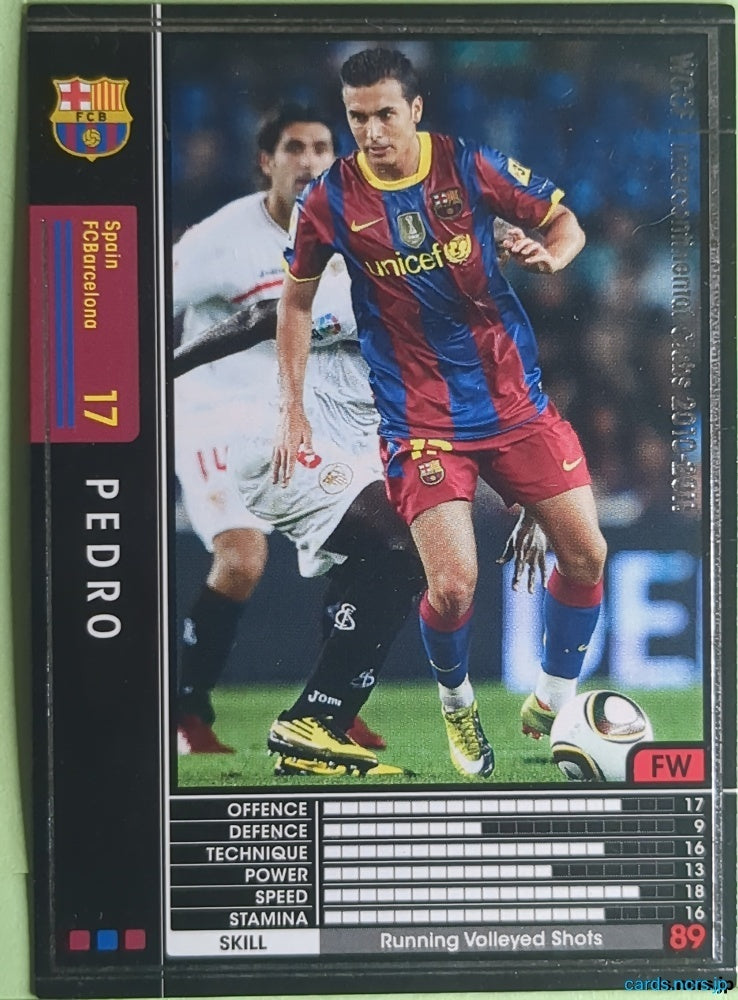 Panini WCCF Football WCCF/2010-2011-287/352 N Pedro Trading Card NM