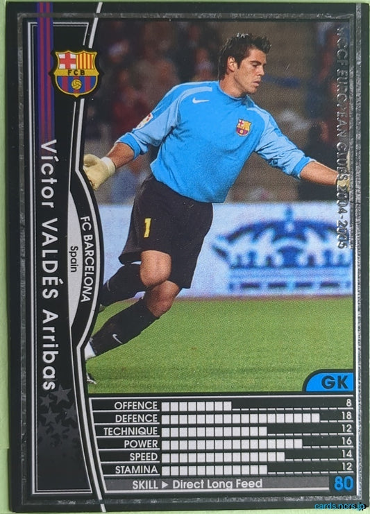 Panini WCCF Football WCCF/2004-2005-177/224 N Víctor Valdés Arribas Trading Card NM