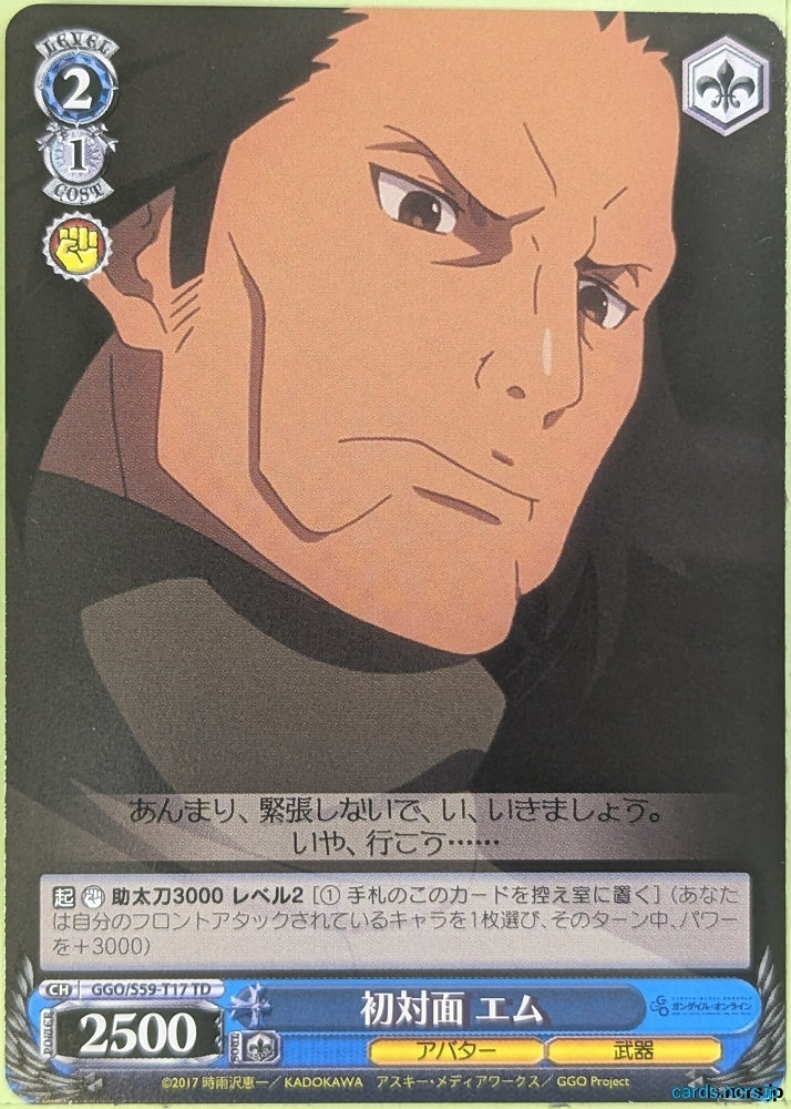 Weiss Schwarz Sword Art Online GGO/S59-T17TD TD M Trading Card NM