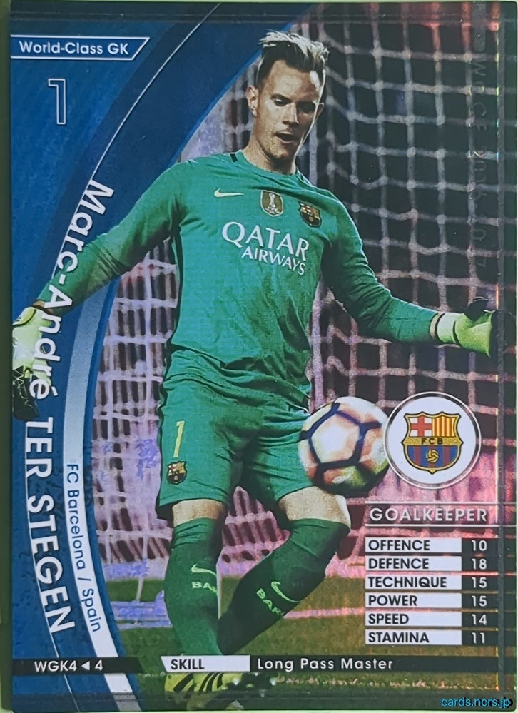 Panini WCCF Football WCCF/2015-2016-WGK4/4 N Marc-André ter Stegen Trading Card NM