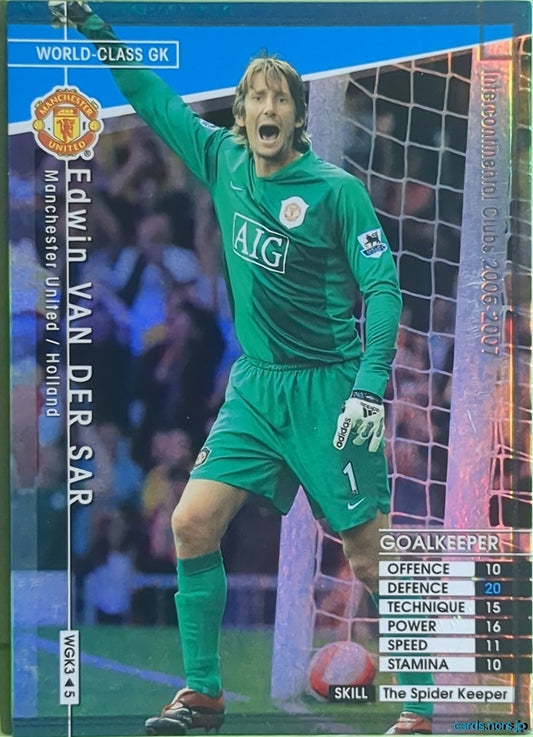 Panini WCCF Football WCCF/2006-2007-WGK3/5 N Edwin Van Der Sar Trading Card NM