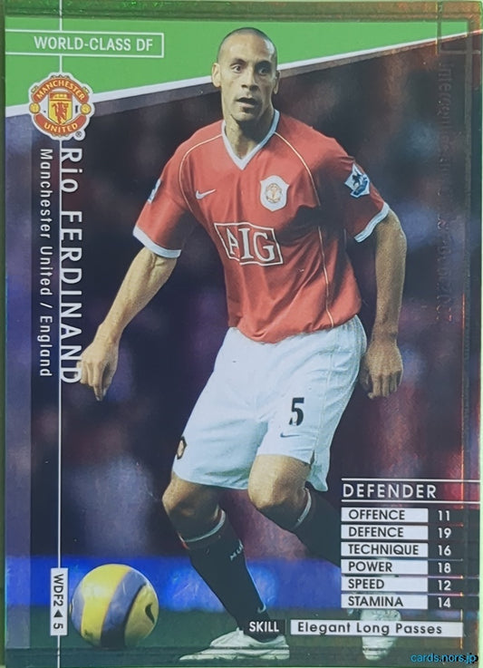 Panini WCCF Football WCCF/2006-2007-WDF2/5 N Rio Ferdinand Trading Card NM