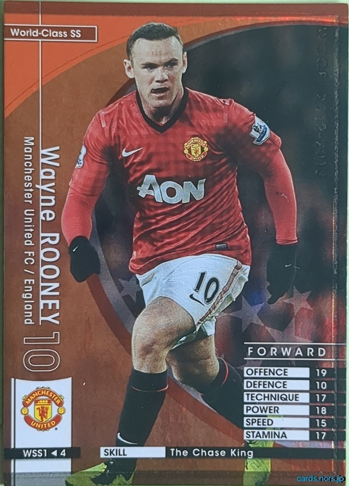 Panini WCCF Football WCCF/2012-2013-WSS1/4 N Wayne Rooney Trading Card NM