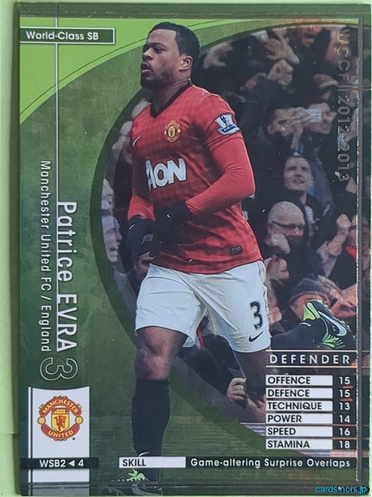 Panini WCCF Football WCCF/2012-2013-WSB2/4 N Patrice Evra Trading Card NM