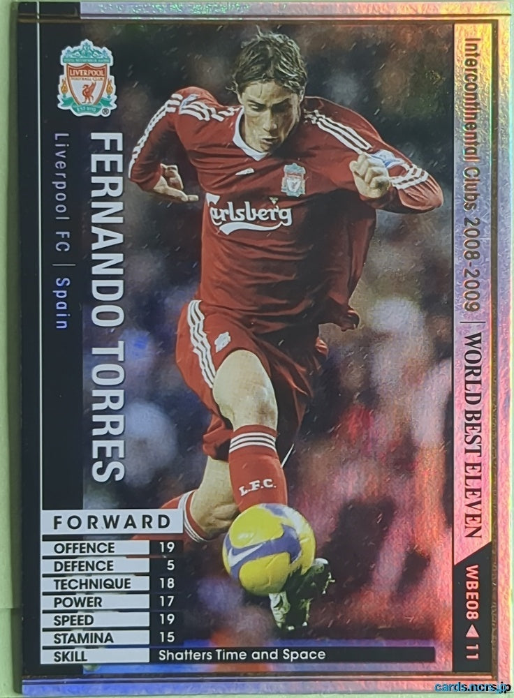 Panini WCCF Football WCCF/2008-2009-WBE08/11 N FERNANDO TORRES Trading Card NM