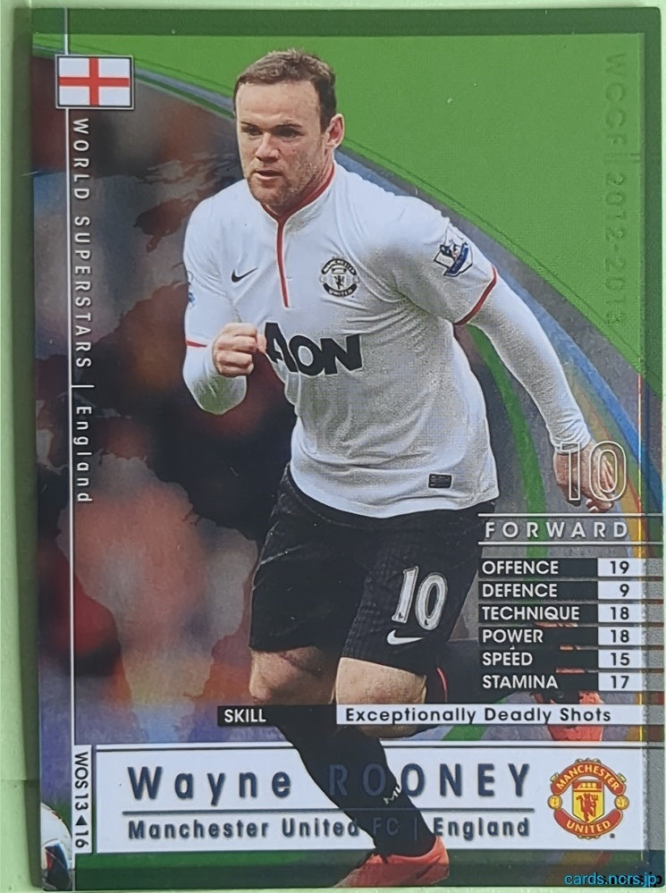 Panini WCCF Football WCCF/2012-2013-WOS13/16 N Wayne Rooney Trading Card NM