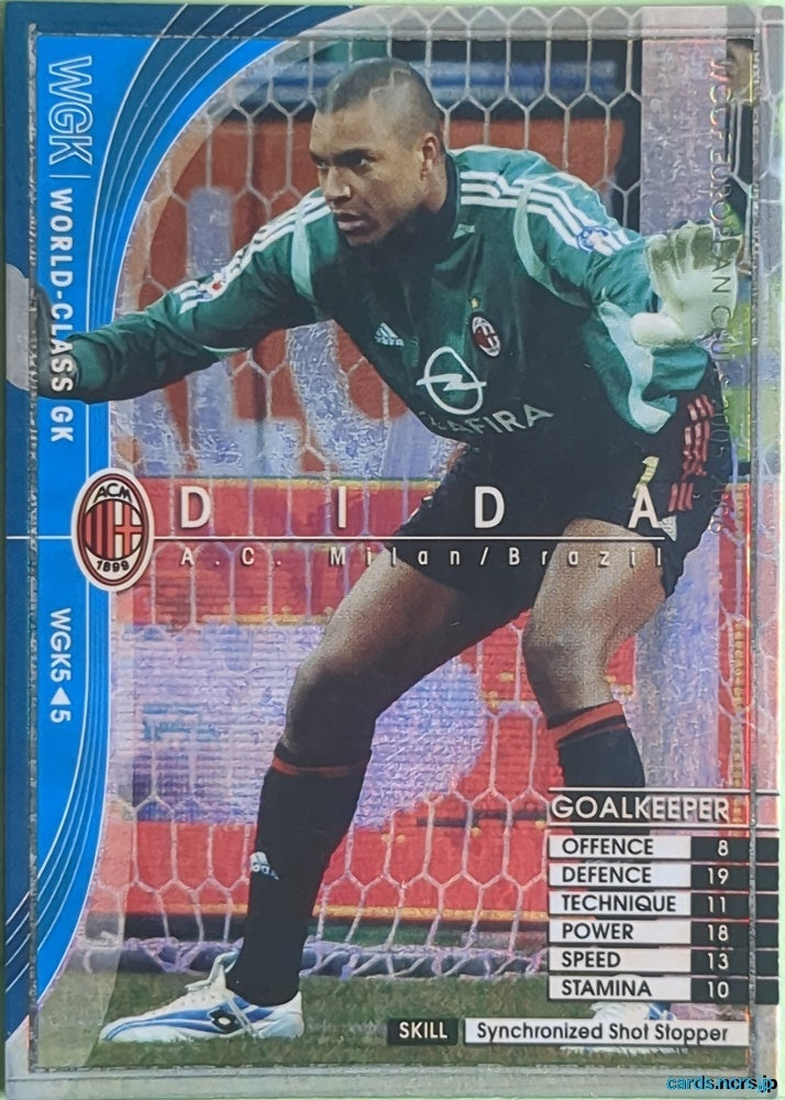 Panini WCCF Football WCCF/2005-2006-WGK5/5 N Dida Trading Card NM