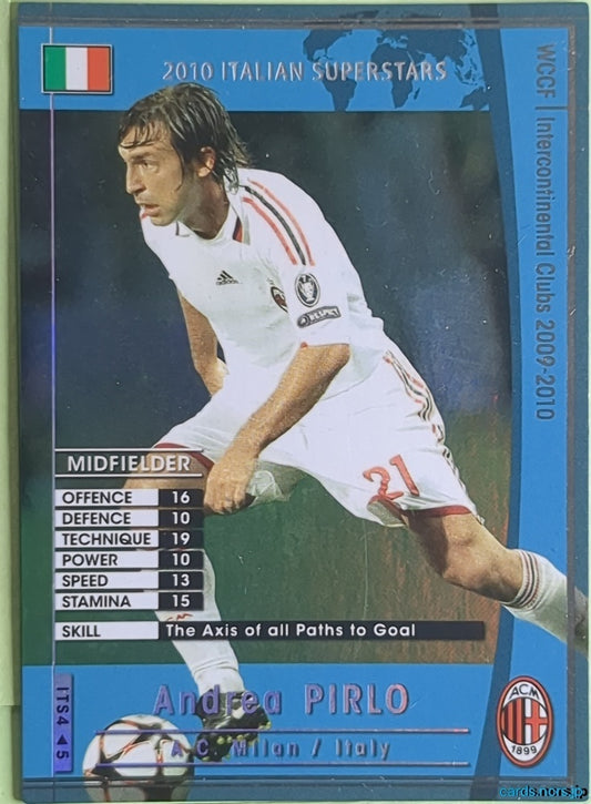Panini WCCF Football WCCF/2009-2010-ITS4/5 N Andrea PIRLO Trading Card NM