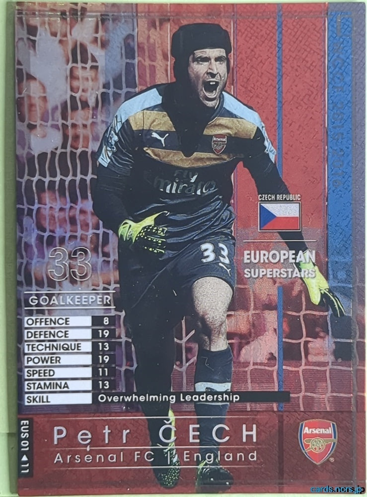 Panini WCCF Football WCCF/2015-2016-EUS01/11 N Petr Cech Trading Card NM