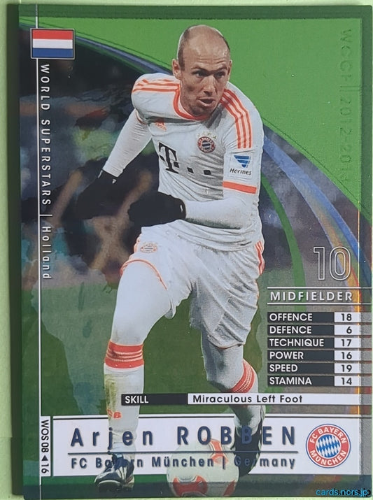 Panini WCCF Football WCCF/2012-2013-WOS08/16 N Arjen ROBBEN Trading Card NM