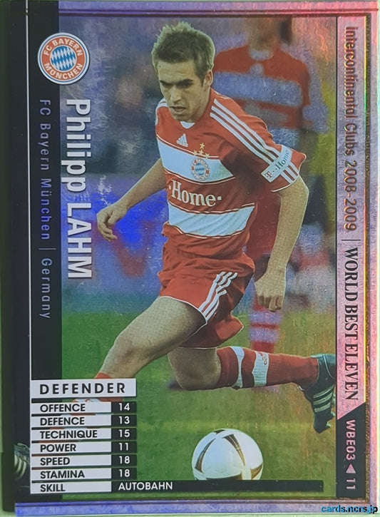 Panini WCCF Football WCCF/2008-2009-WBE03/11 N Philipp Lahm Trading Card NM