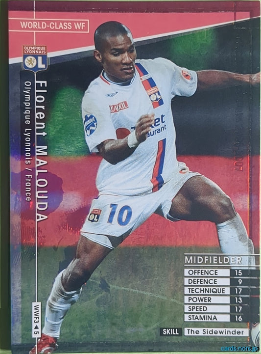 Panini WCCF Football WCCF/2006-2007-WWF3/5 N Florent Malouda Trading Card NM