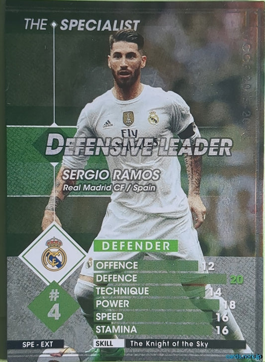 Panini WCCF Football WCCF/2014-2015-SoccerMagazine-EXTRA N SERGIO RAMOS Trading Card NM