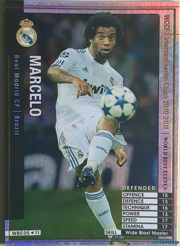 Panini WCCF Football WCCF/2010-2011-WBE05/11 N Marcello Castellini Trading Card NM