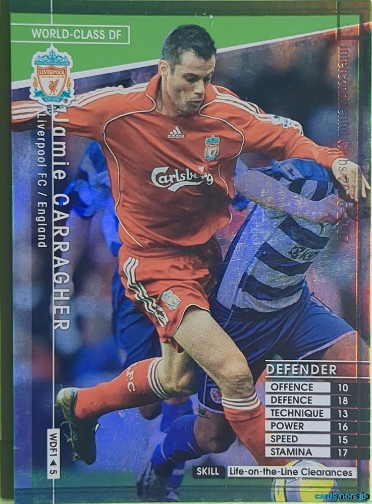 Panini WCCF Football WCCF/2006-2007-WDF1/5 N Jamie Carragher Trading Card NM