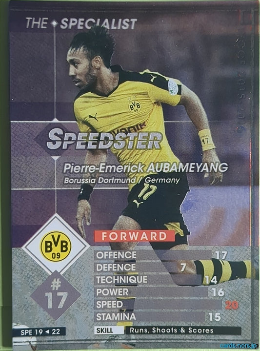 Panini WCCF Football WCCF/2014-2015-SPE19/22 N Pierre-Emerick Aubameyang Trading Card NM