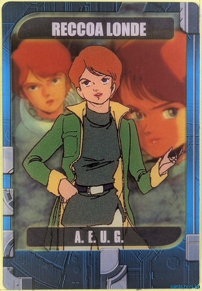 Morinaga Gundam GWM/2-15-150 N Reccoa Londe Trading Card NM