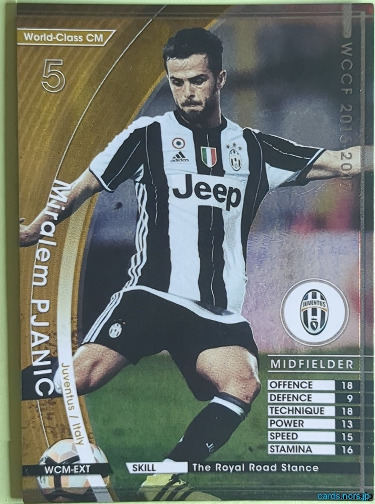Panini WCCF Football WCCF/2015-2016-EXTRA N Miralem Pjanic Trading Card NM