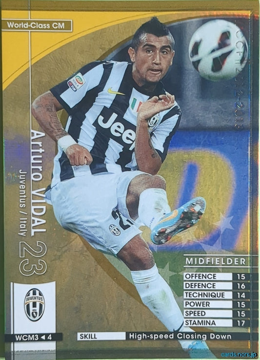 Panini WCCF Football WCCF/2012-2013-WCM3/4 N Arturo VIDAL Trading Card NM