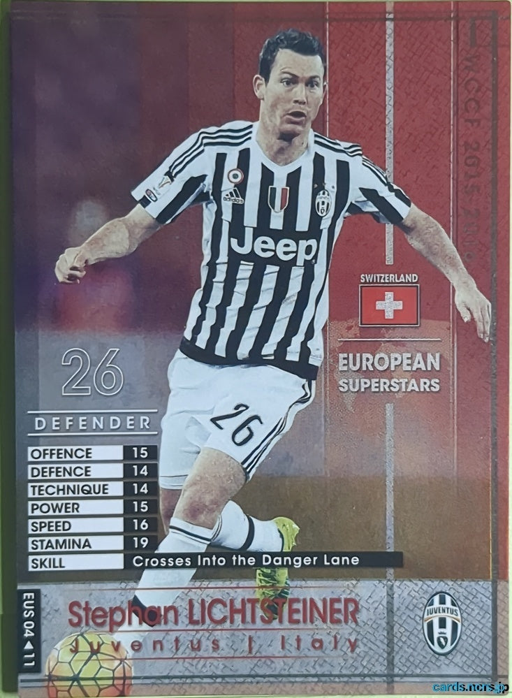 Panini WCCF Football WCCF/2015-2016-EUS04/11 N Stephan Lichtsteiner Trading Card NM