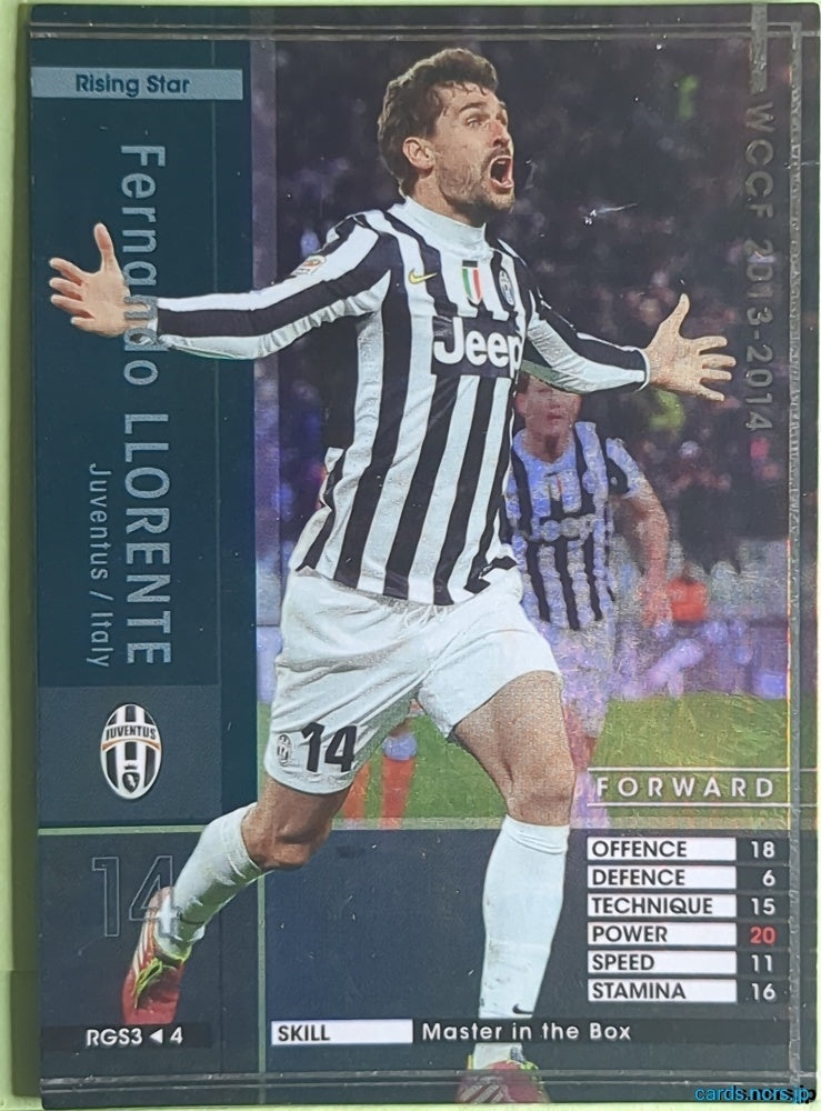 Panini WCCF Football WCCF/2013-2014-RGS3/4 N Fernando Llorente Trading Card NM