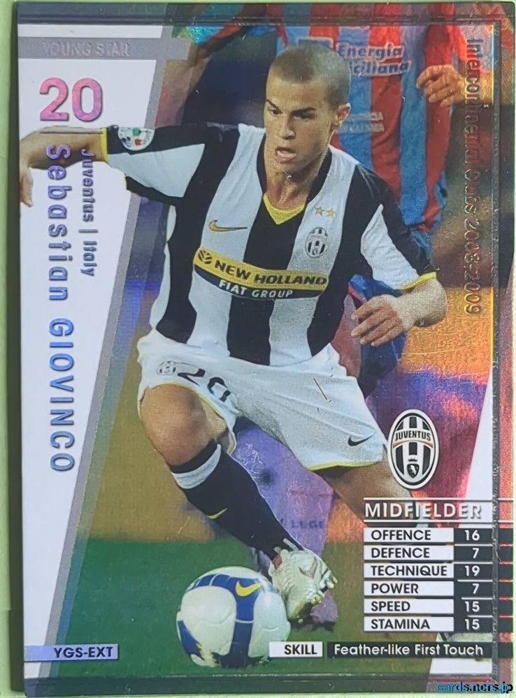 Panini WCCF Football WCCF/2008-2009-Calcio-EXTRA N Sebastian Giovinco Trading Card NM