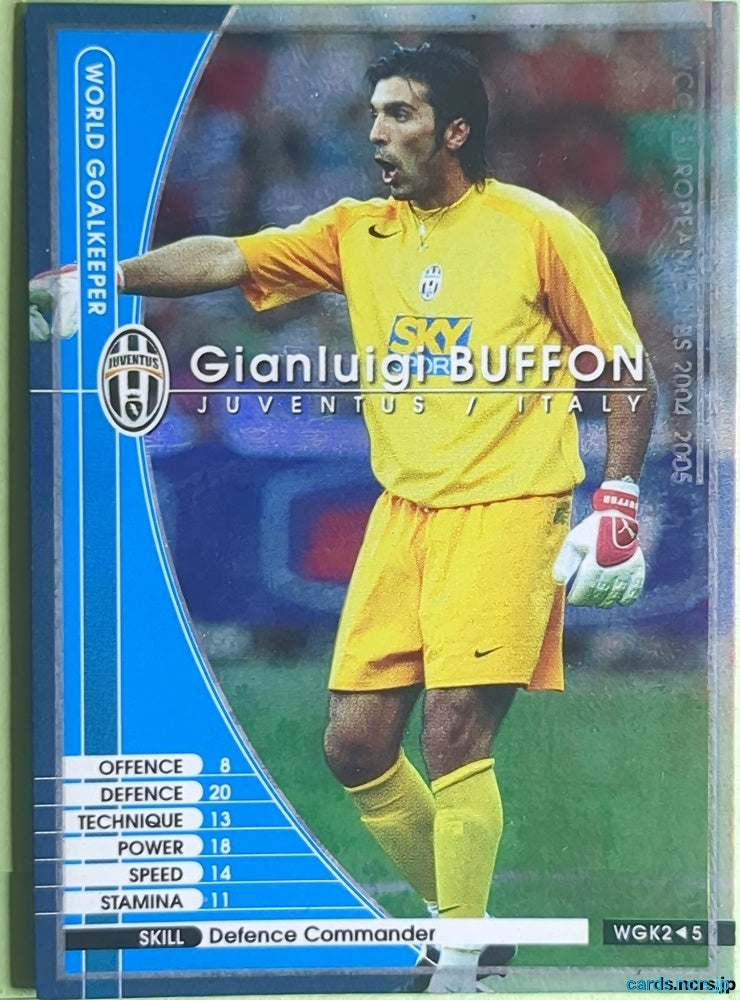 Panini WCCF Football WCCF/2004-2005-WGK2/5 N Gianluigi Buffon Trading Card NM