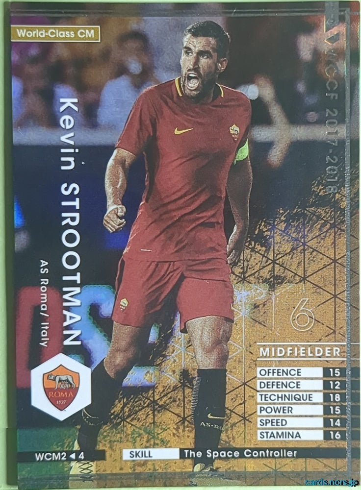 Panini WCCF Football WCCF/2017-2018-WCM2/4 N Kevin STROOTMAN Trading Card NM