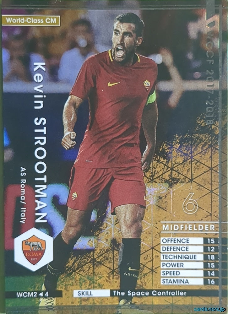 Panini WCCF Football WCCF/2016-2017-WCM2/4 N Kevin STROOTMAN Trading Card NM