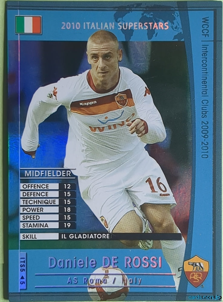 Panini WCCF Football WCCF/2009-2010-ITS5/5 N Daniele De Rossi Trading Card NM