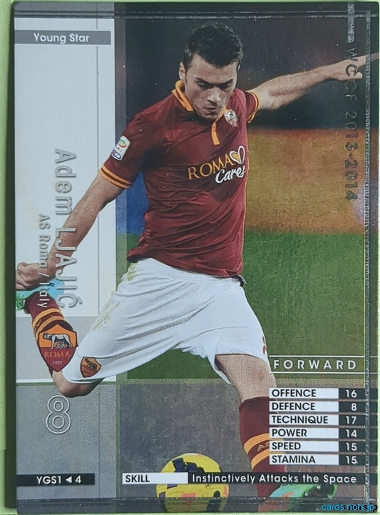 Panini WCCF Football WCCF/2013-2014-YGS1/4 N Adem Ljajic Trading Card NM