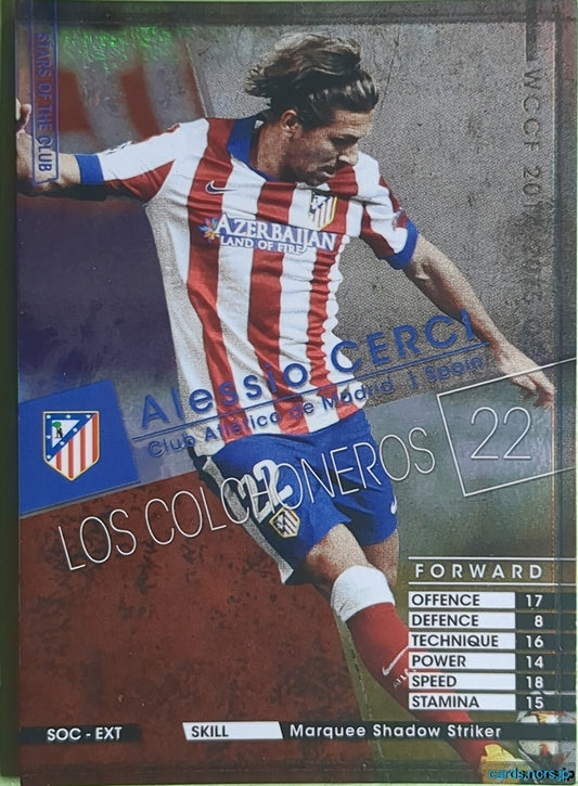Panini WCCF Football WCCF/2014-2015-Dengeki-EXTRA N Alessio Cerci Trading Card NM